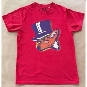 AKOO Authentic Mens Red Fox Graphic Tee T-Shirt Small Streetwear Urban Hip indie